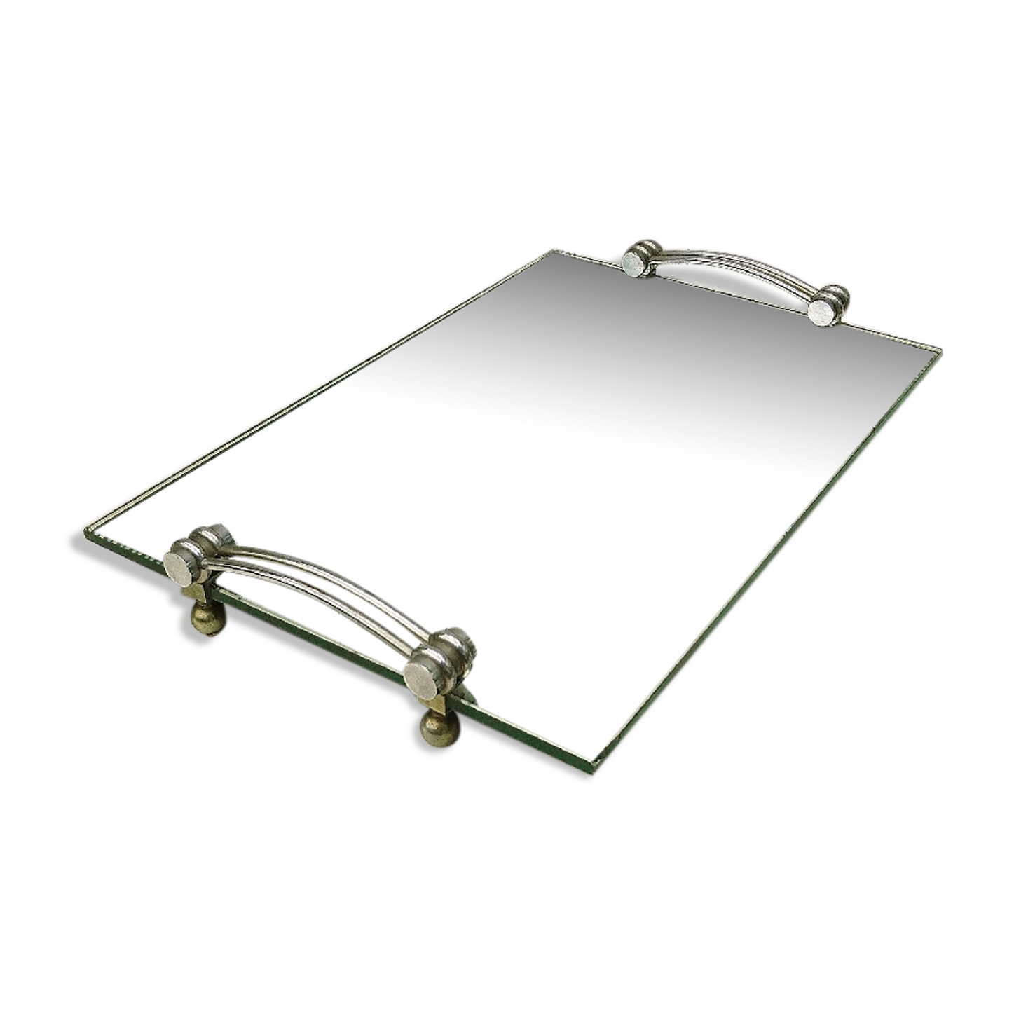 Art Deco service tray mirror art of the table