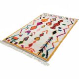 Moroccan Azilal rug in wool