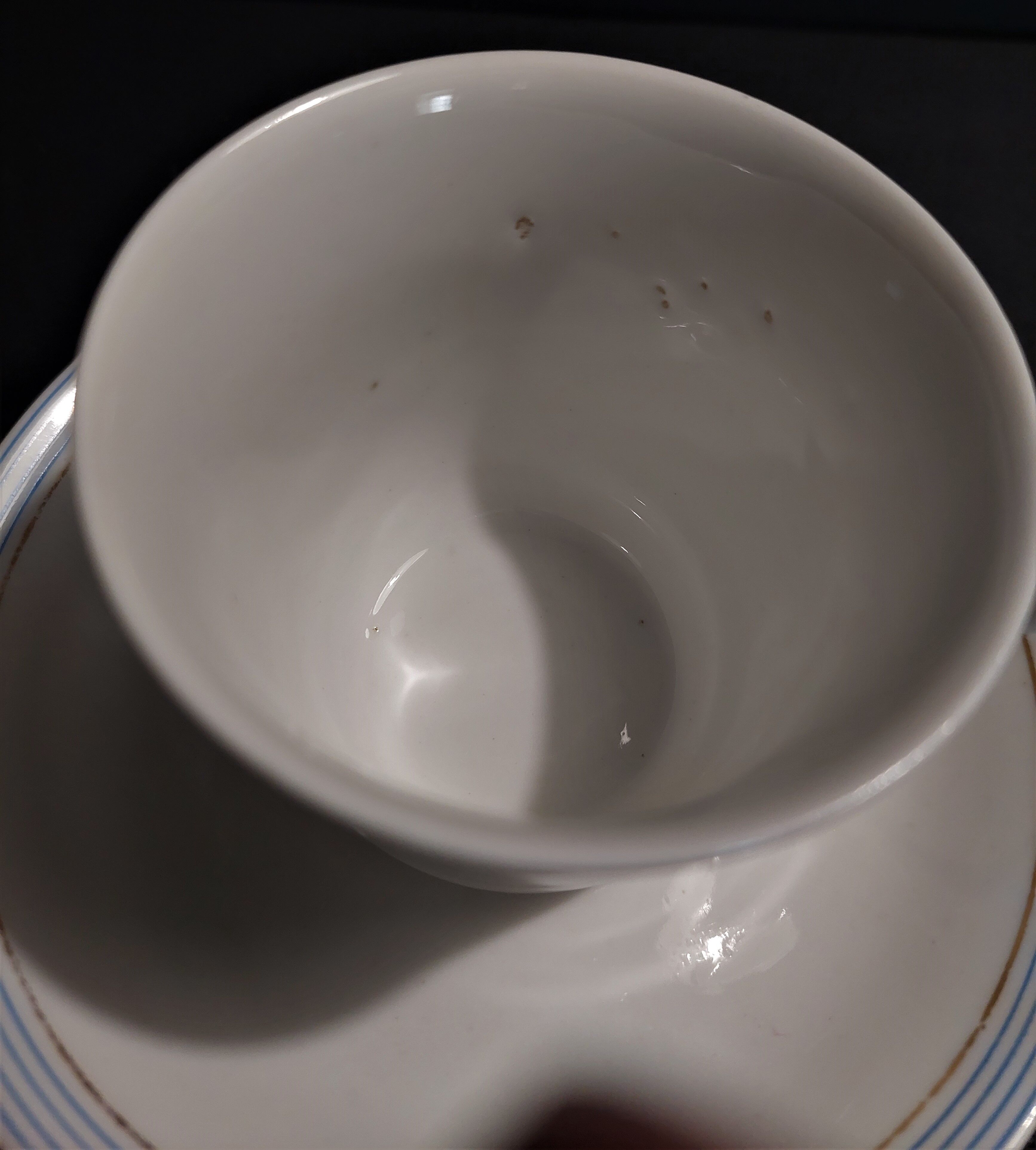 Porcelain coffee cup of Paris XIXth