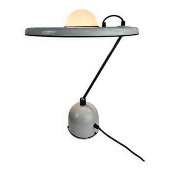 Lampe de table futuriste en métal et plastique