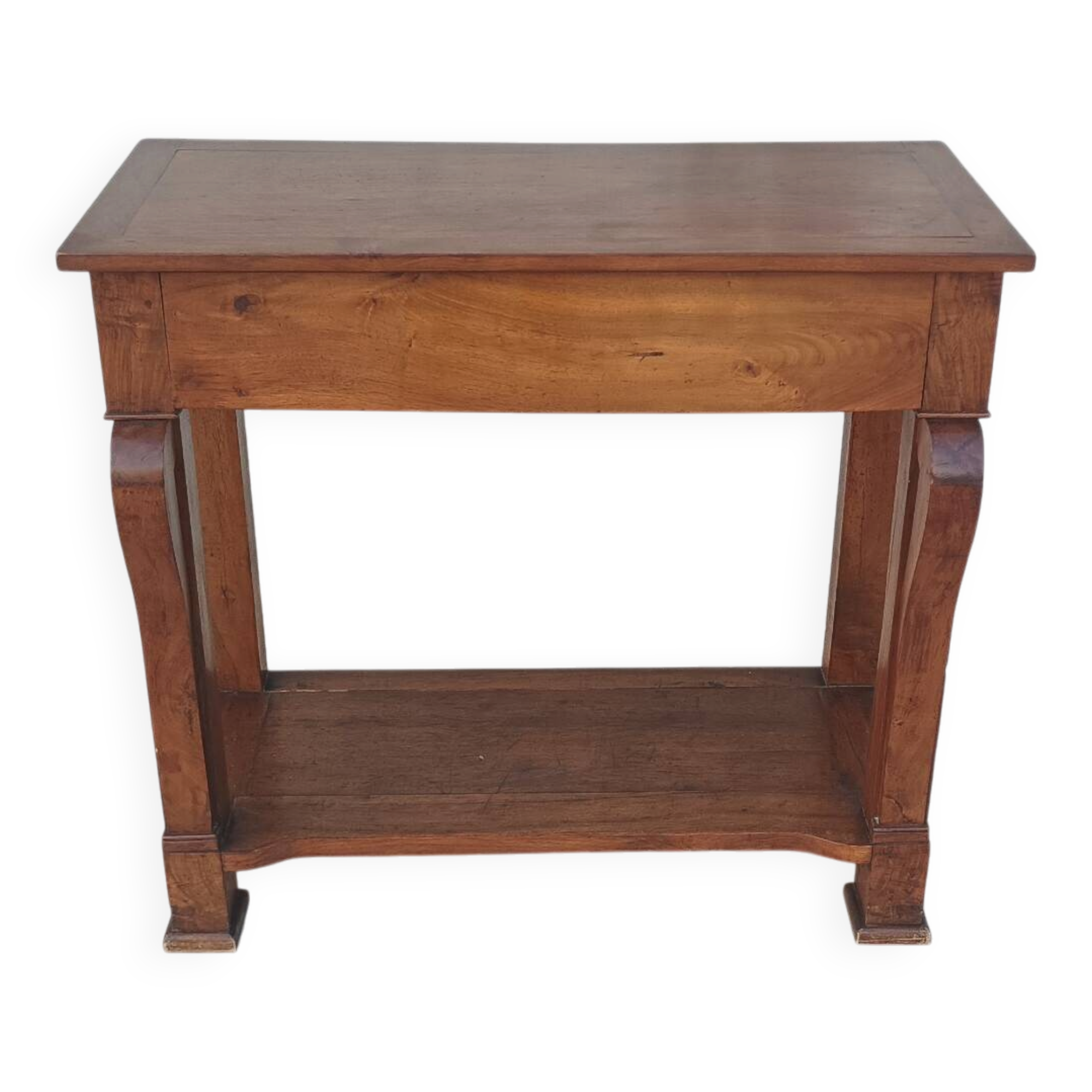 Walnut console restoration