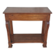 Walnut console restoration