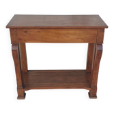 Walnut console restoration