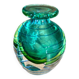 Murano Sommerso glass bottle, Luigi Onesto