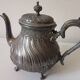 Sheffield teapot, silver, 19th century.