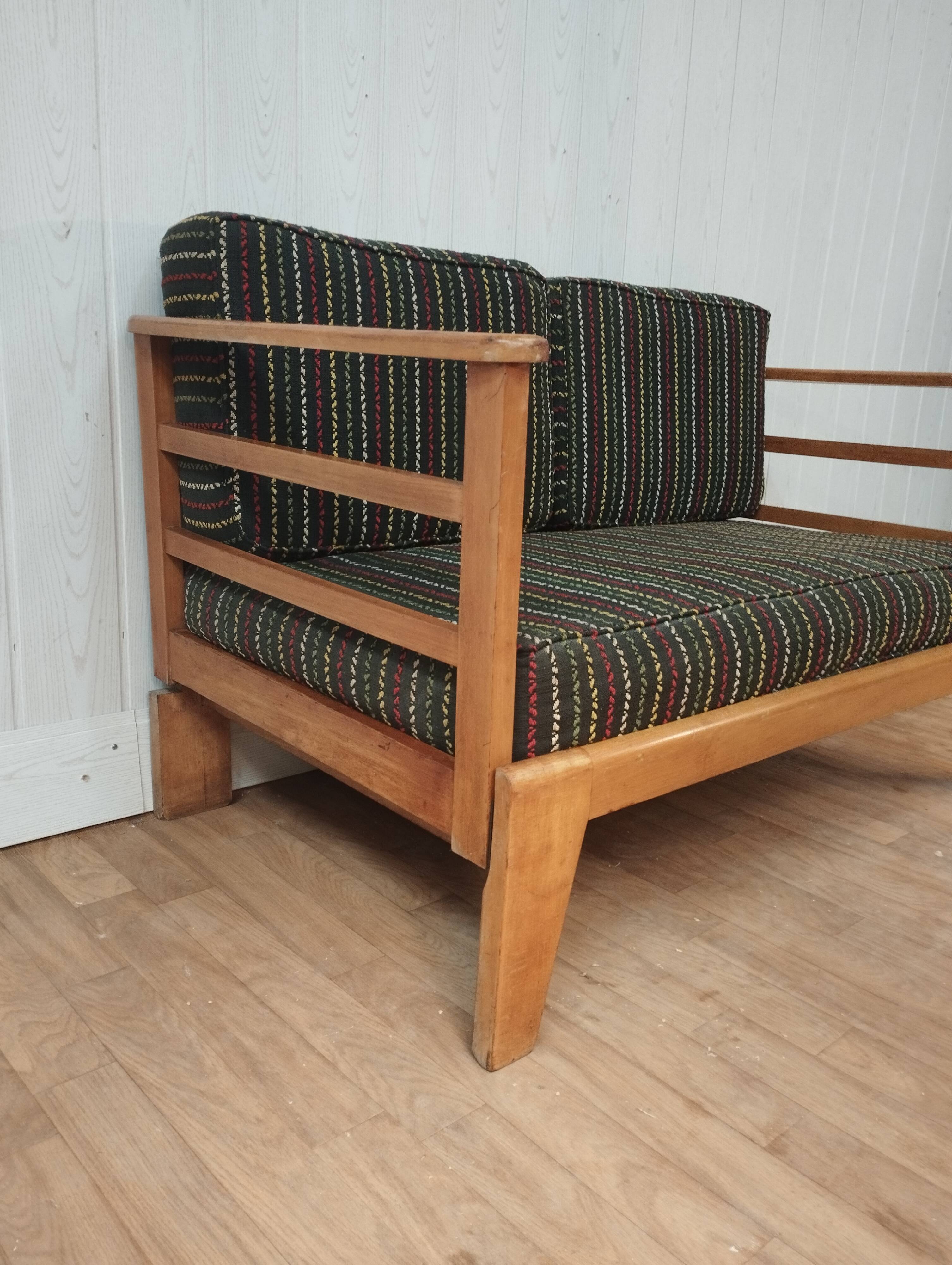 Daybed vintage compass feet Scandinavian style