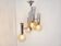 Vintage glass globe chandelier, 1970s