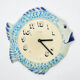 Popart fish-shaped wall clock, Kienzle, Germany, 1980s