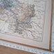 Map of the Marne, 1889. Authentic Vintage.
