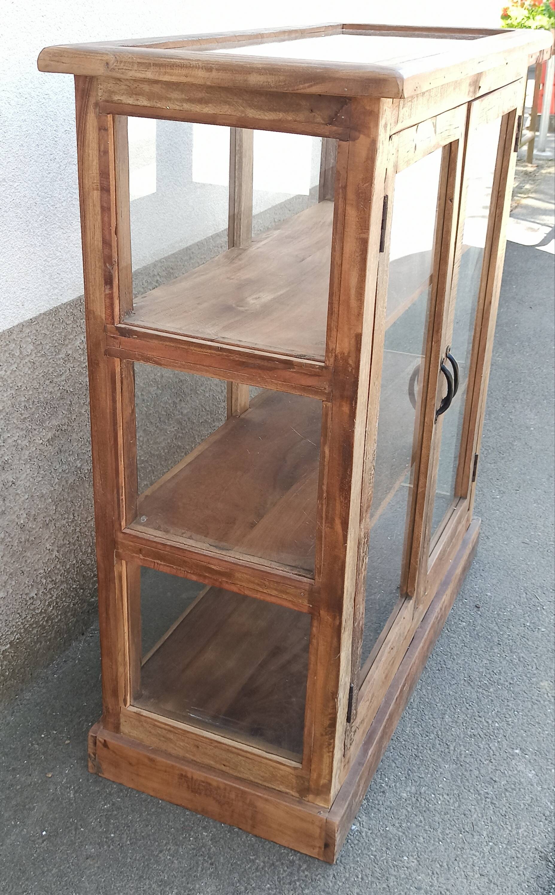 Wooden showcase
