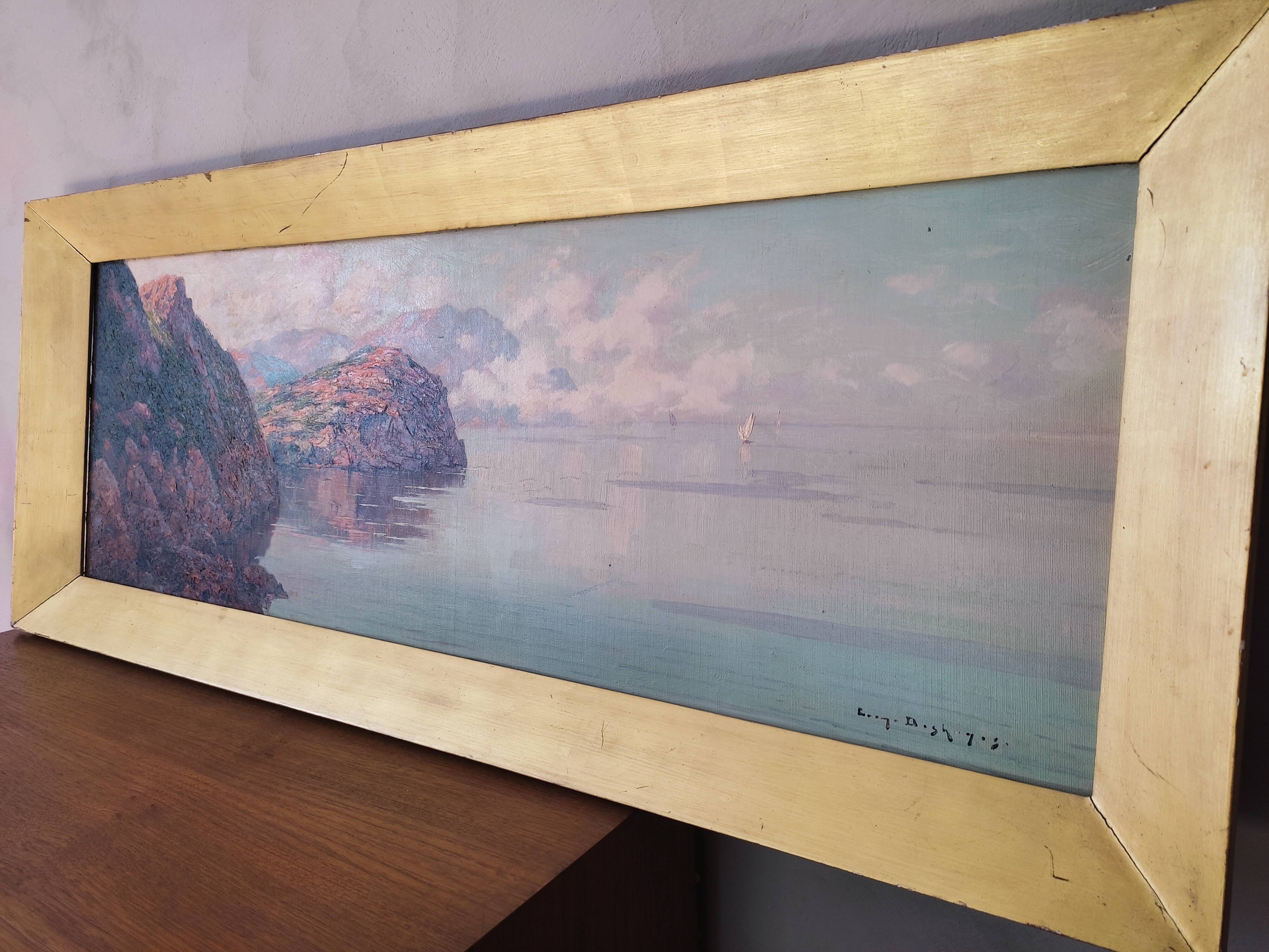 Oil on canvas orientalist landscape