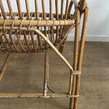 Rattan armchair