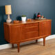 Restored Retro Short Teak Mid Century 1960s Jentique Sideboard