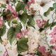 Pair of English armchairs with floral fabric