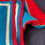 Wool patchwork plaid