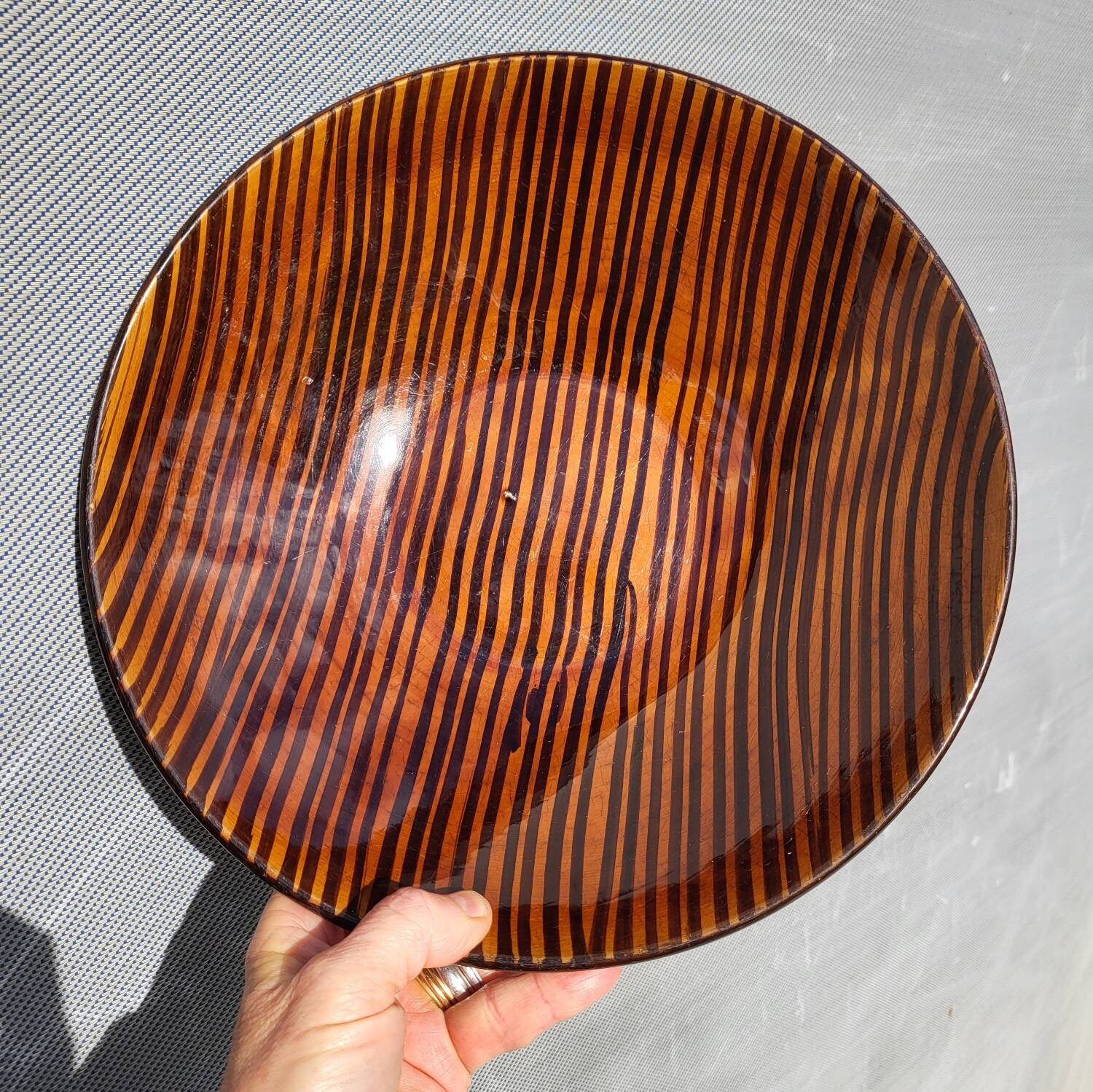 Saladier Domino Sarreguemines Art Déco