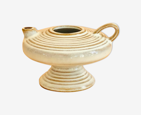 Small vintage ceramic "genie lamp" vase
