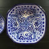 Set ceramics blue décor