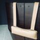 Set of Mid-Century Modern Leather Lounge Chair and Ottoman, Germany, 1960s