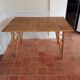 Vintage rattan dining table