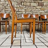 Set of 6 danish chairs 1960
