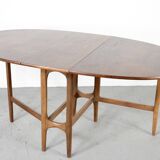 Midcentury Drop Leaf Teak Table. Vintage Modern / Retro / Danish Style.