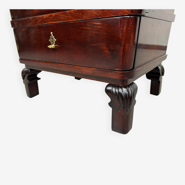 Small Art Deco cabinet attributed to Lajos Kozma.