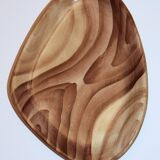 Vallauris faux-wood storage cup.