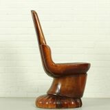 Chaise-main, siège sculptural surréaliste (style années 1970)