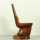Chaise-main, siège sculptural surréaliste (style années 1970)