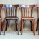 Set 4 Luterma chairs from the brewery of Lutterbach 40s