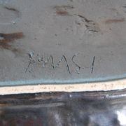 Plat décoratif ou centre table - Roger Guérin 1960s