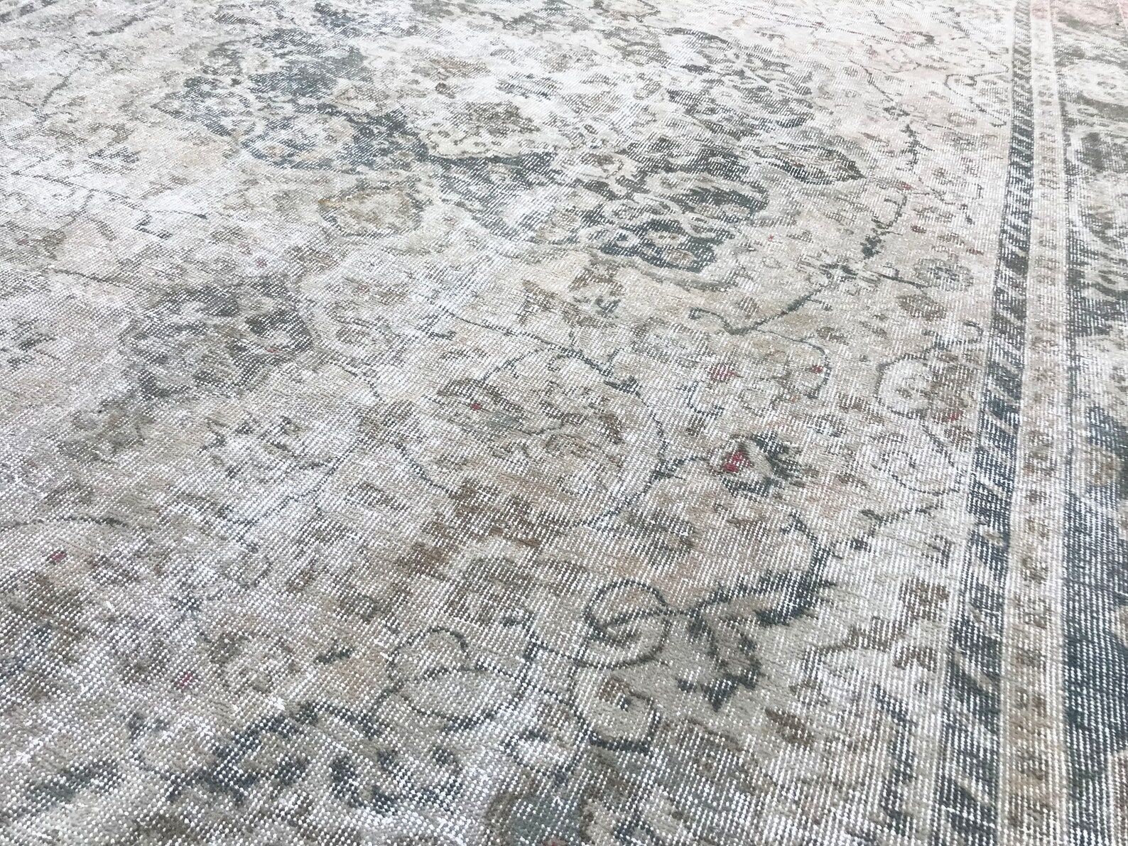 Neutral Pale Large Turkish Oversize Rug