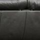 High end black leather sofa, De Sede sofa