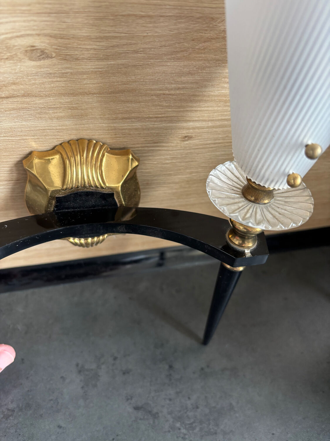 Wall light 2 horn brass house Marlux