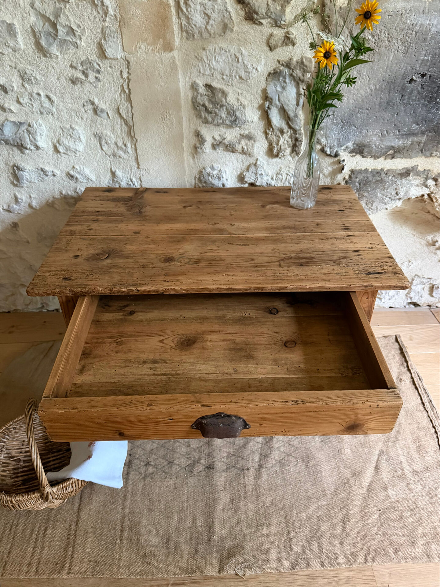 Renovated farmhouse coffee table