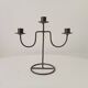 Vintage brutalist chandelier in wrought iron