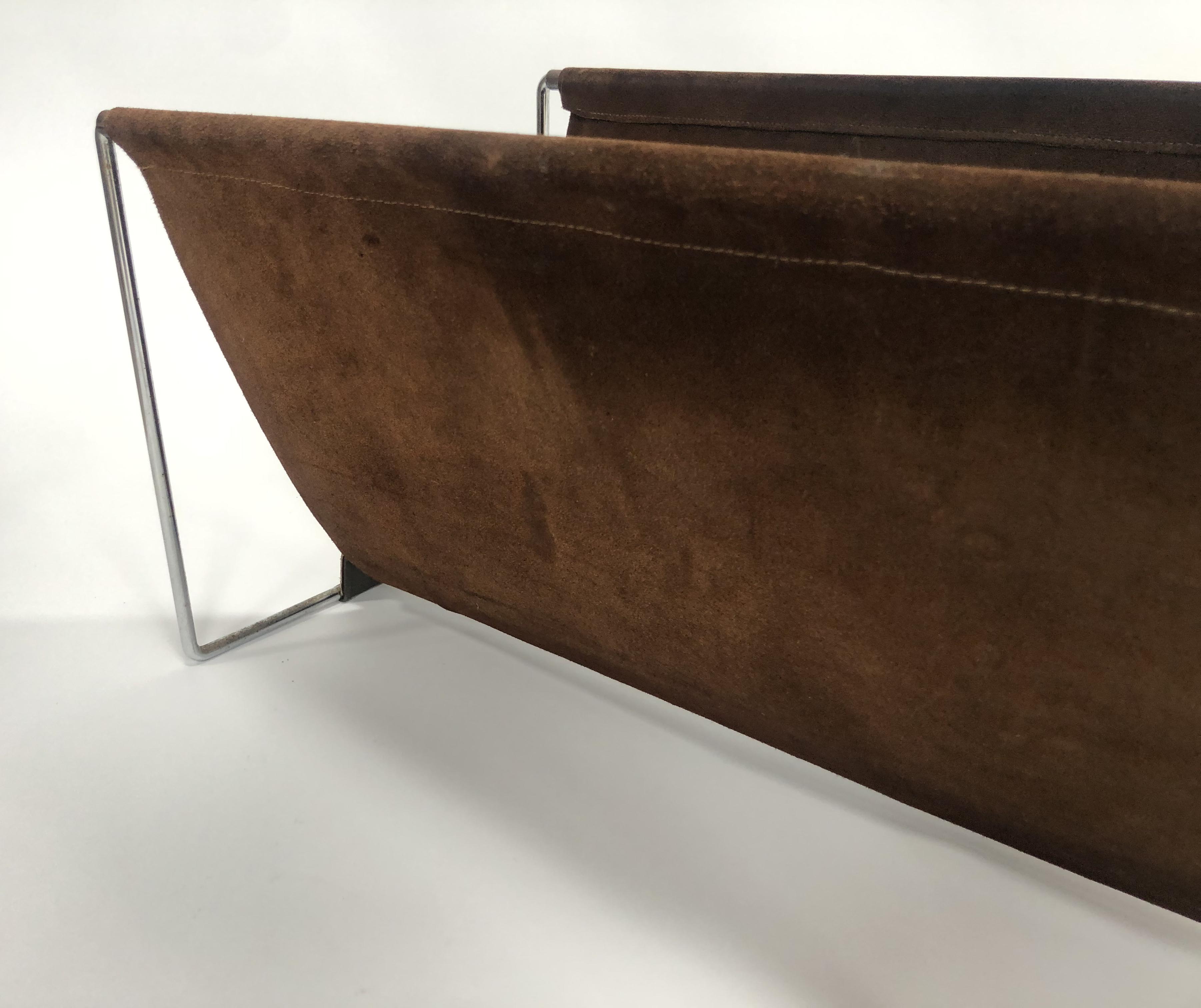 Porte magazines en métal, 60/70 design Pays-Bas