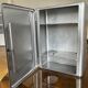 Vintage metal toilet cabinet