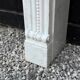 Louis XV style fireplace in Carrara marble, circa 1980.
