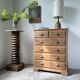 1950 oak chiffonier chest of drawers