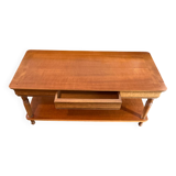 Cherry wood coffee table from the 80s