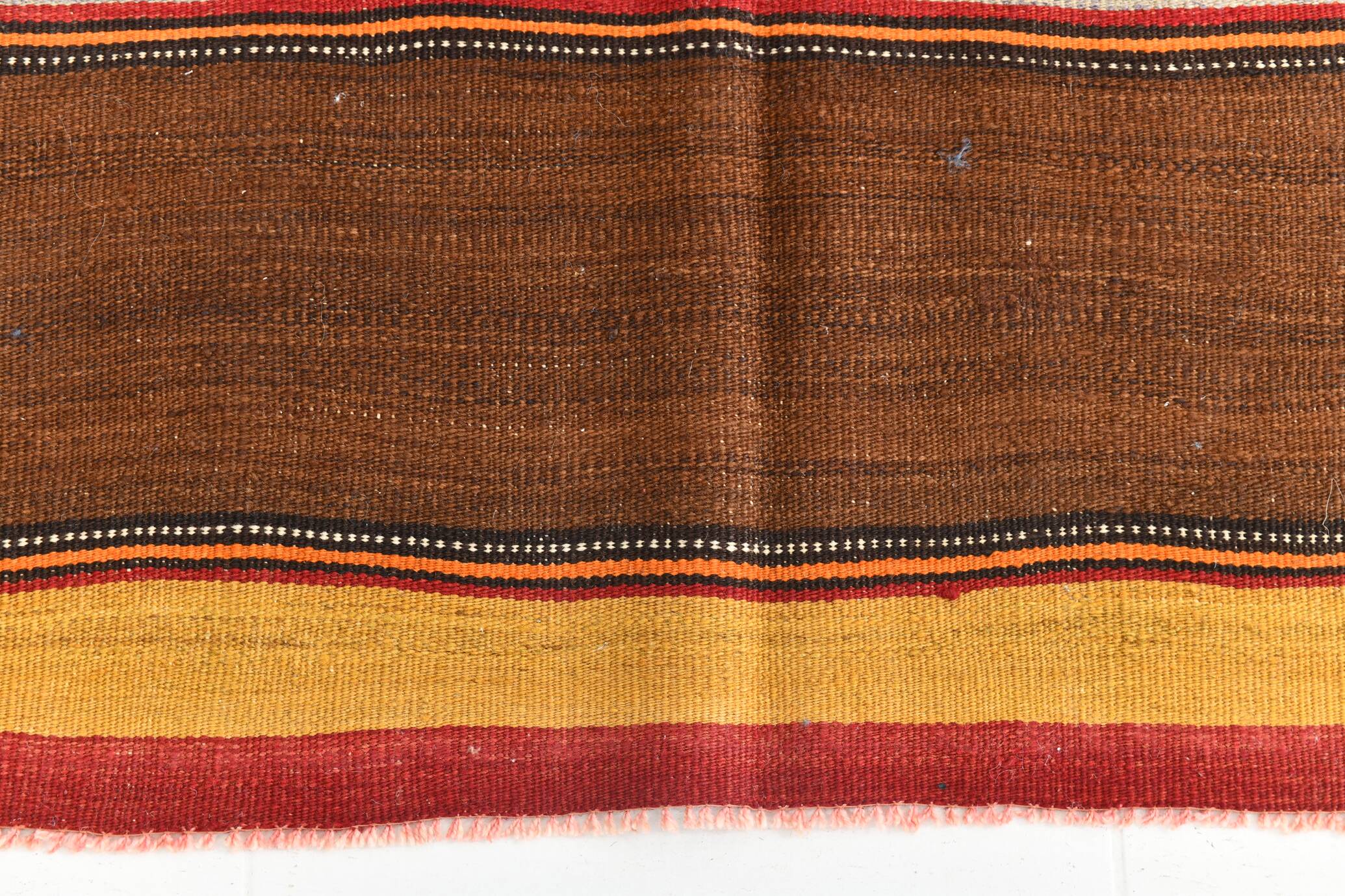 4x7 Handmade Red Anatolian Vintage Rug, 135x219Cm