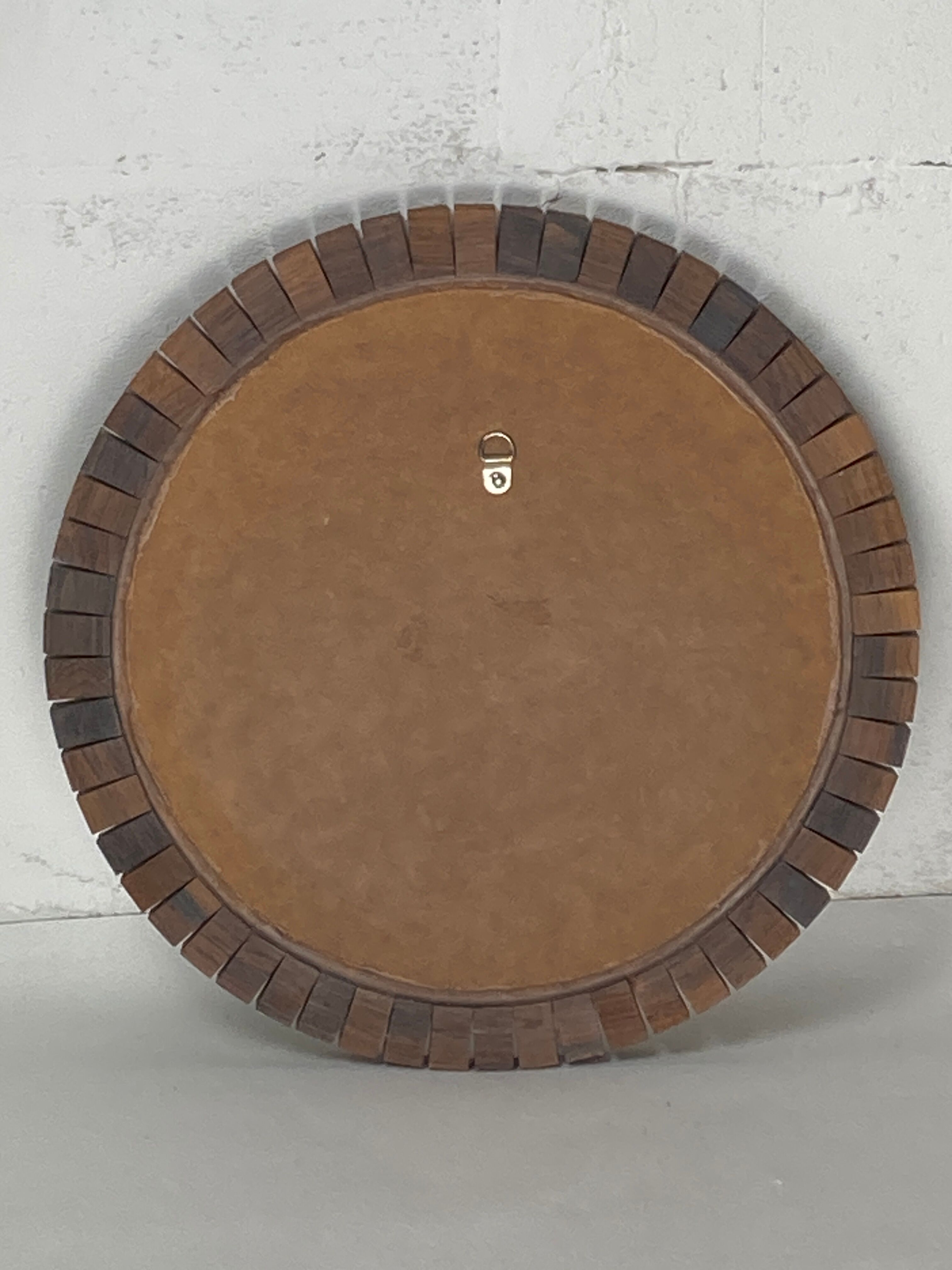 Mid-Century Danish Teak & Rosewood Mirror, 1960s