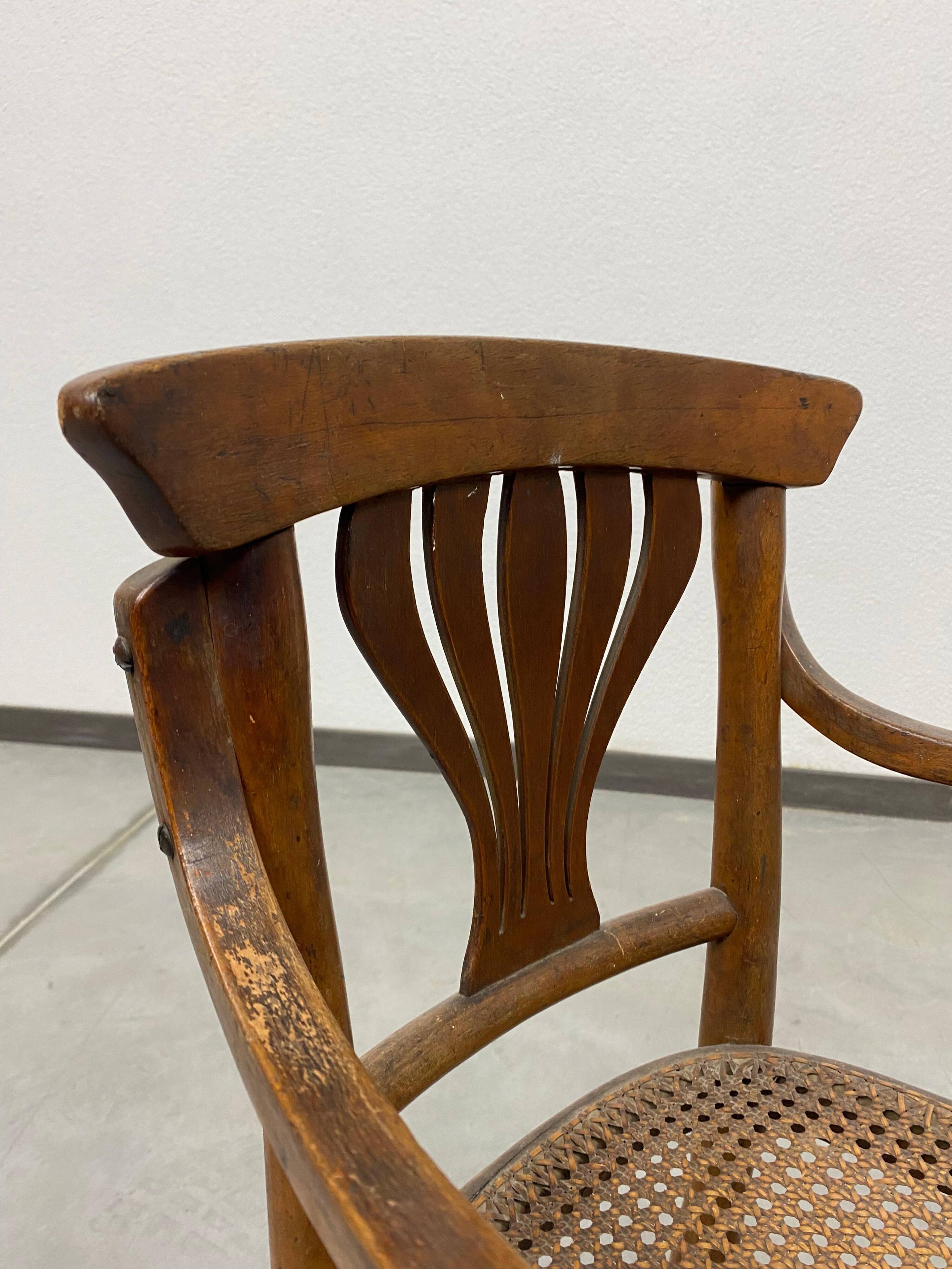 Art Nouveau Armchair for Children by J&J Kohn