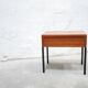 Vintage modernist teak bedside table