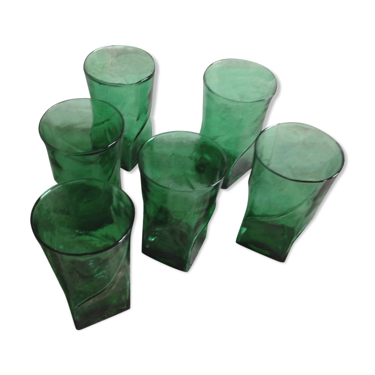 Série de 6 verres  vintage