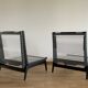 Paire de chauffeuses par Georges Tigien, 1950