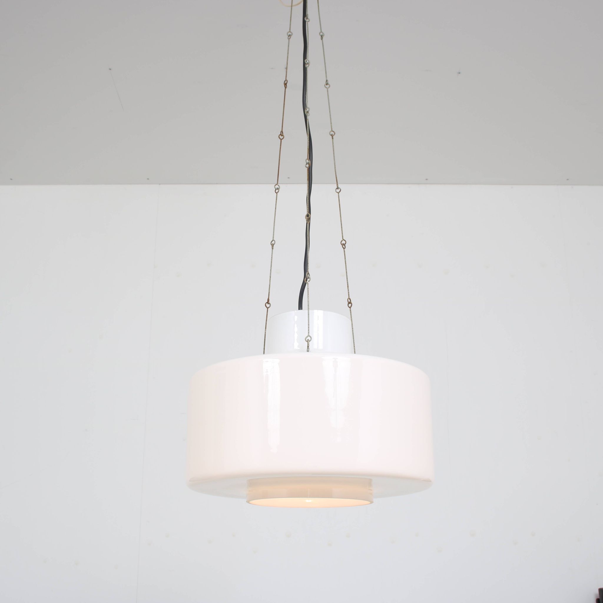1970s Hanging lamp by Herbert Proft for Glashütte Limburg, Germany