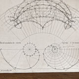 Dessin technique original, arts et métiers